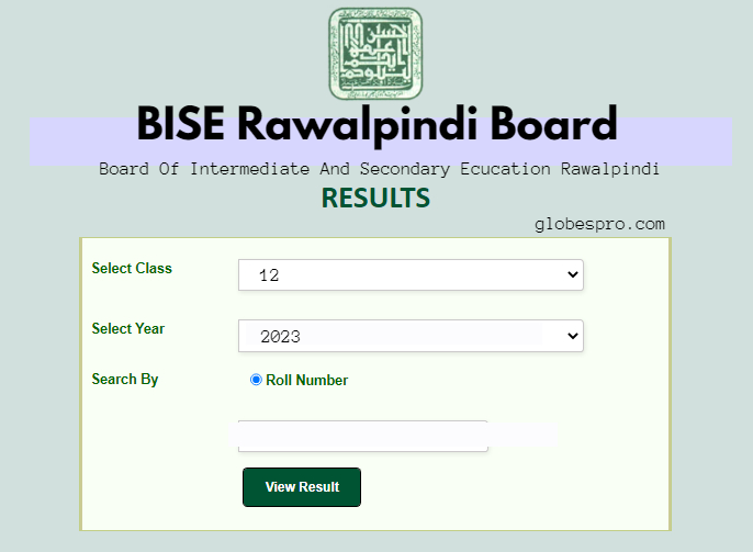 12th Class Result 2023 Rawalpindi Board