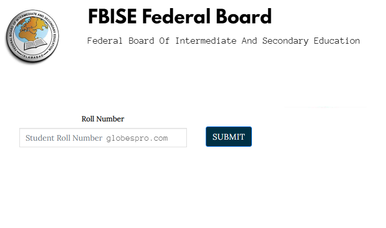 FBISE Federal Board 12th Class Result 2023