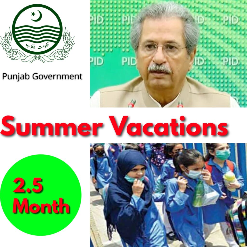 Summer Vacations In Punjab 2023