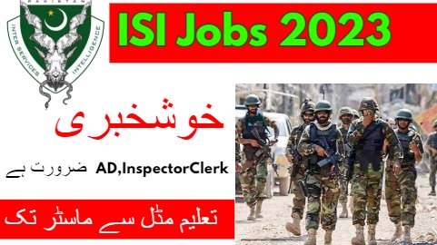 ISI Jobs 2023 Latest Advertisement